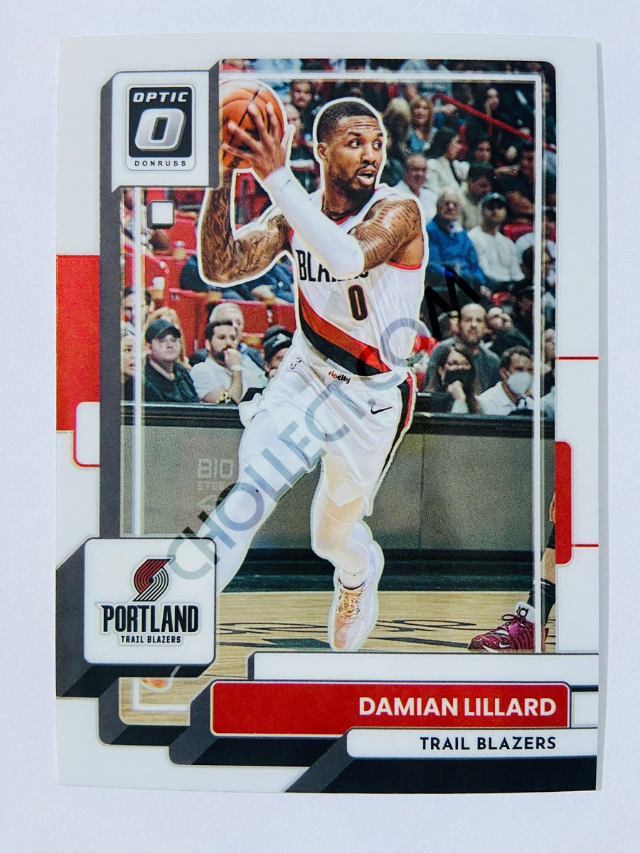 Damian Lillard - Portland Trail Blazers 2022-23 Panini Donruss Optic #49