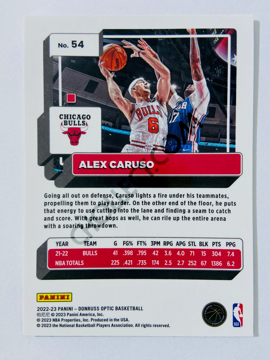 Alex Caruso - Chicago Bulls 2022-23 Panini Donruss Optic #54