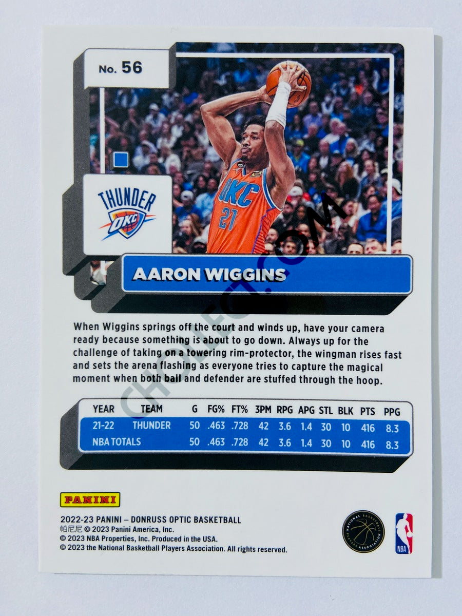 Aaron Wiggins - Oklahoma City Thunder 2022-23 Panini Donruss Optic #56