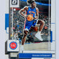 Isaiah Stewart - Detroit Pistons 2022-23 Panini Donruss Optic #77