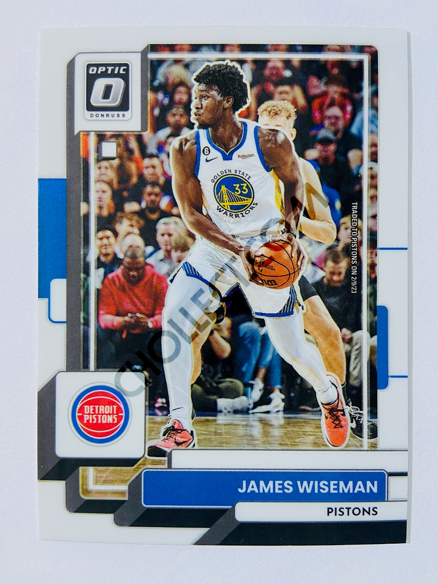 James Wiseman - Detroit Pistons 2022-23 Panini Donruss Optic #80