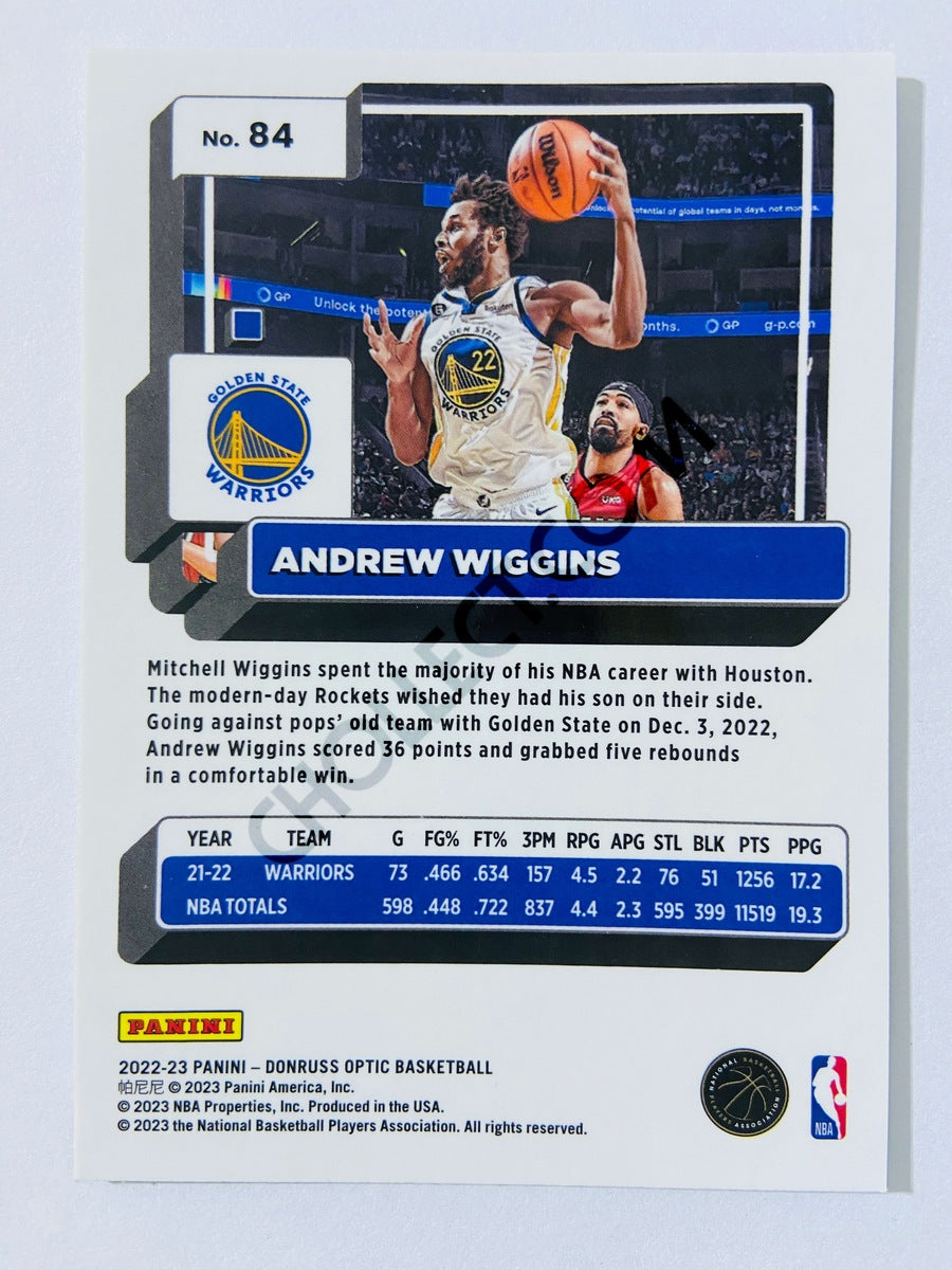 Andrew Wiggins - Golden State Warriors 2022-23 Panini Donruss Optic #84