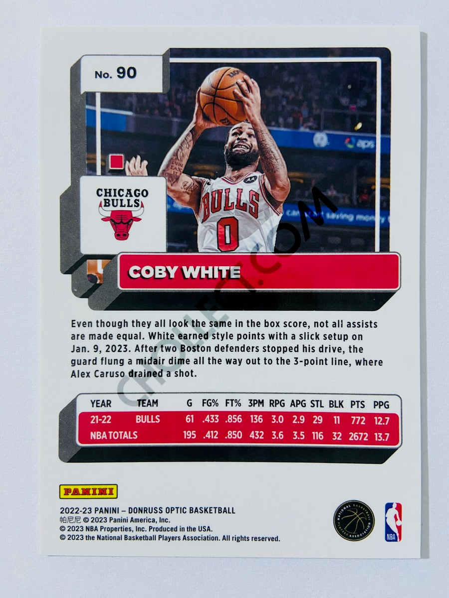 Coby White - Chicago Bulls 2022-23 Panini Donruss Optic #90