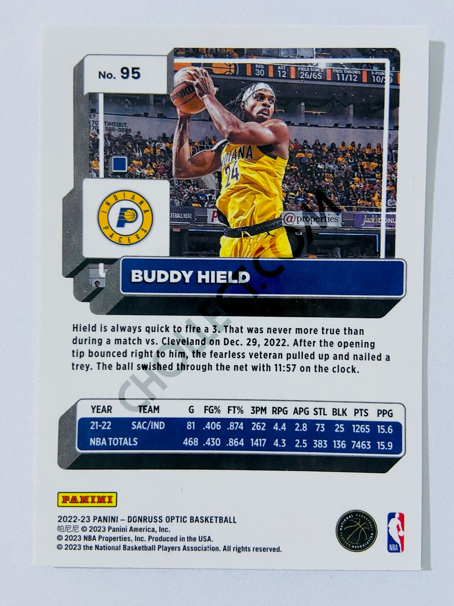 Buddy Hield - Indiana Pacers 2022-23 Panini Donruss Optic #95