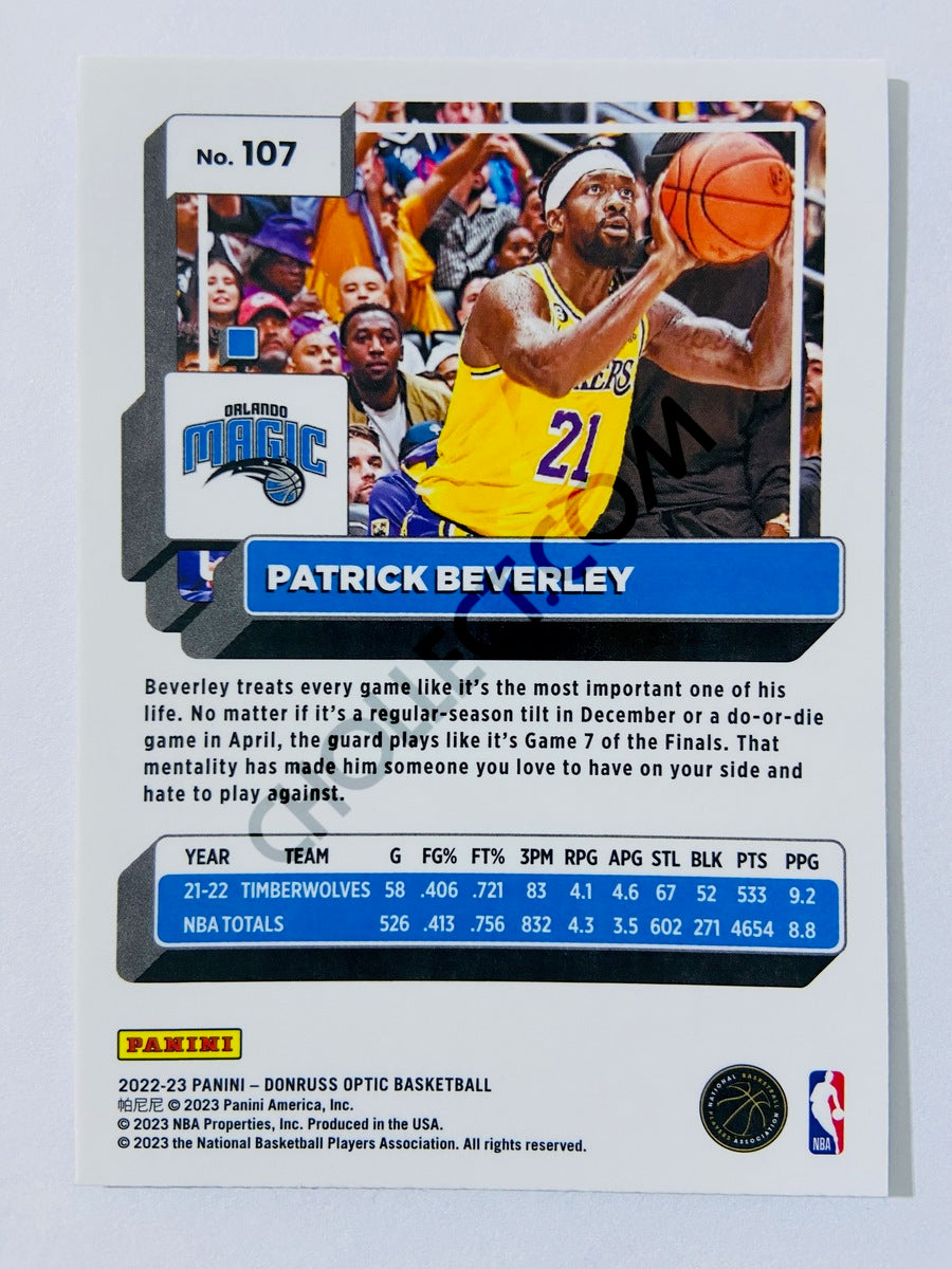 Patrick Beverley - Orlando Magic 2022-23 Panini Donruss Optic #107