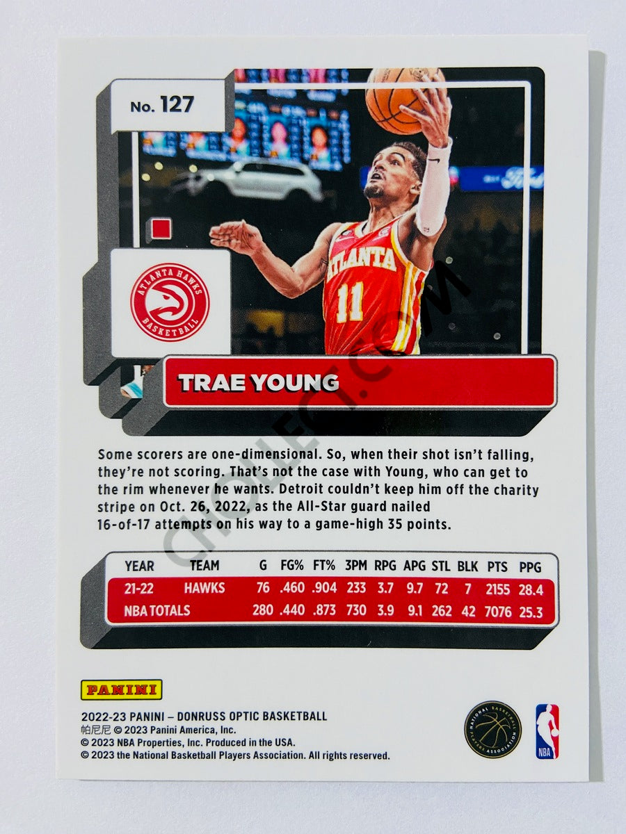 Trae Young - Atlanta Hawks 2022-23 Panini Donruss Optic #127