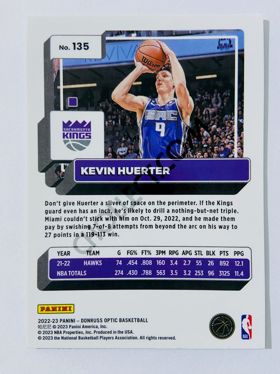 Kevin Huerter - Sacramento Kings 2022-23 Panini Donruss Optic #135