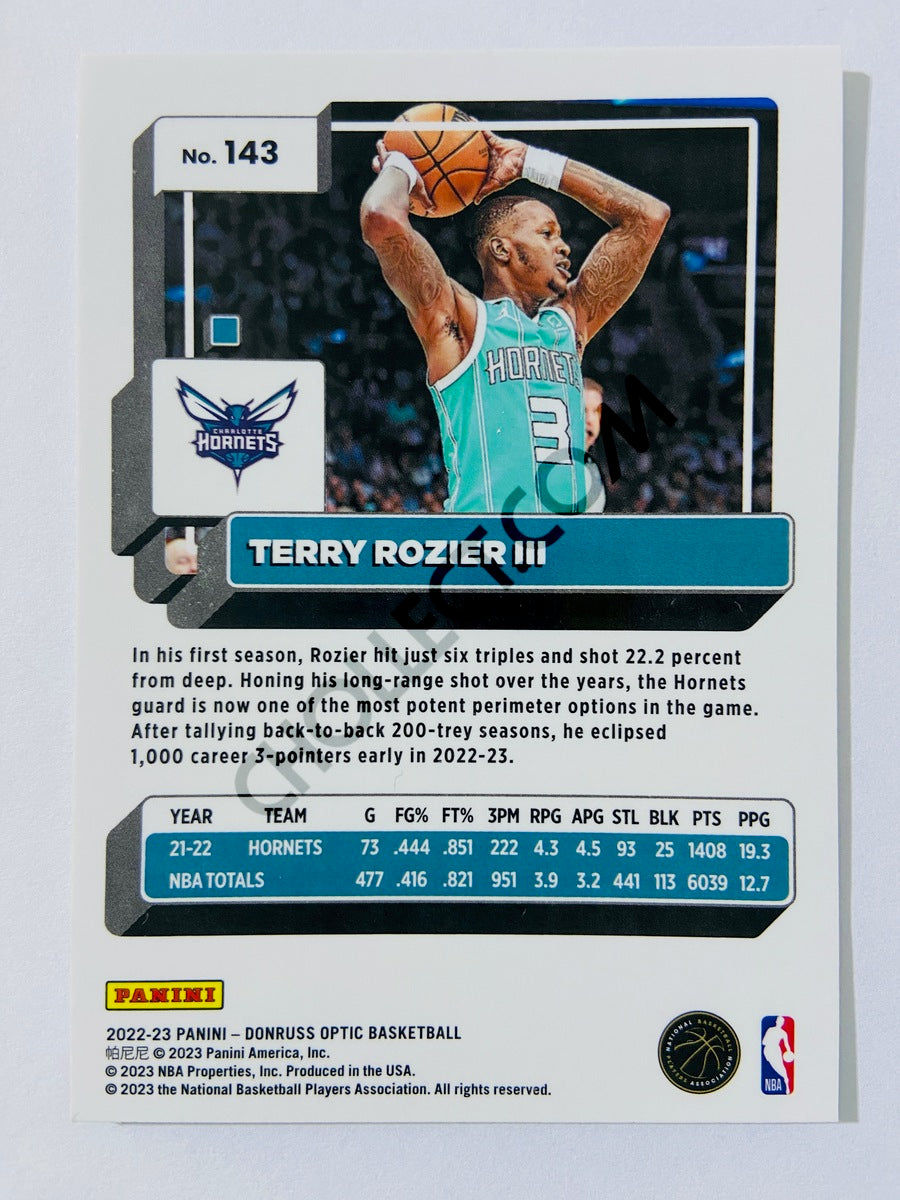 Terry Rozier III - Charlotte Hornets 2022-23 Panini Donruss Optic #143