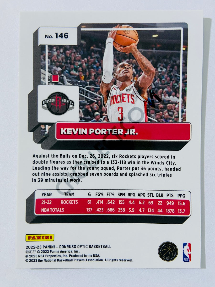 Kevin Porter Jr. - Houston Rockets 2022-23 Panini Donruss Optic #146