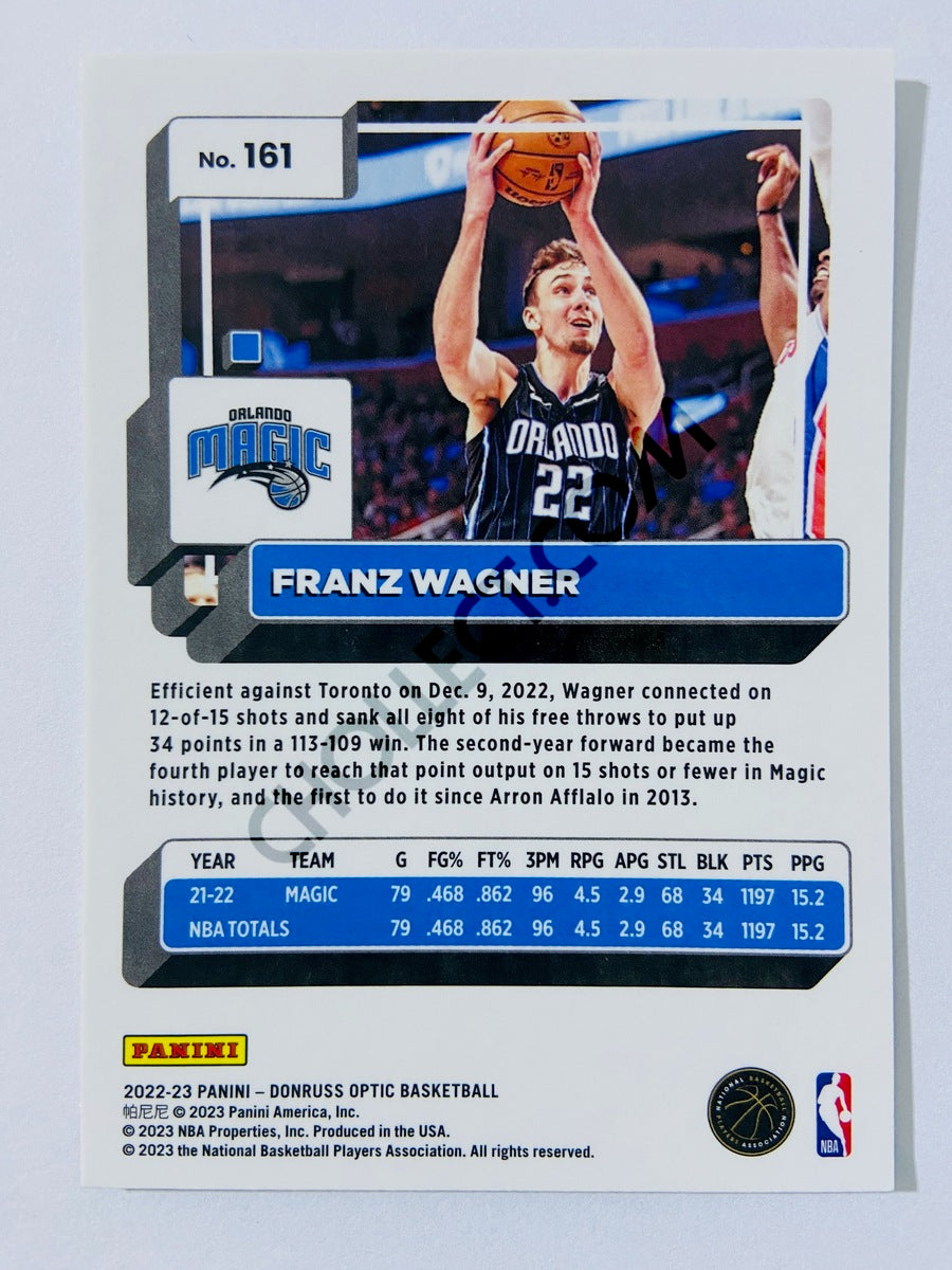 Franz Wagner - Orlando Magic 2022-23 Panini Donruss Optic #161