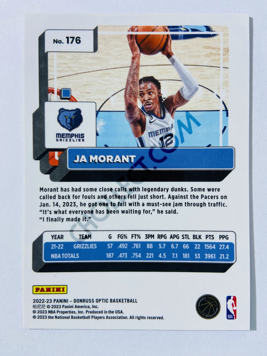 Ja Morant - Memphis Grizzlies 2022-23 Panini Donruss Optic #176