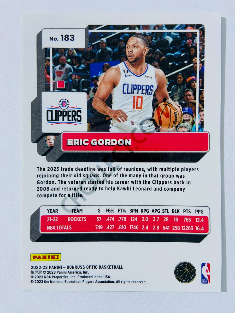 Eric Gordon - Los Angeles Clippers 2022-23 Panini Donruss Optic #183