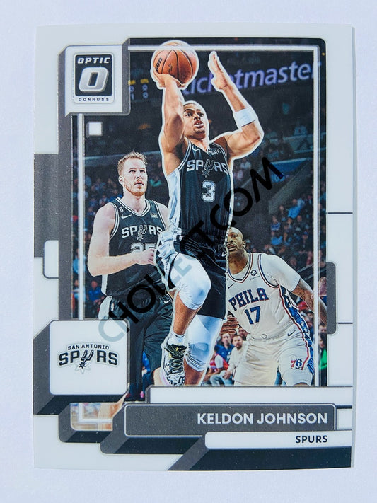 Keldon Johnson - San Antonio Spurs 2022-23 Panini Donruss Optic #186