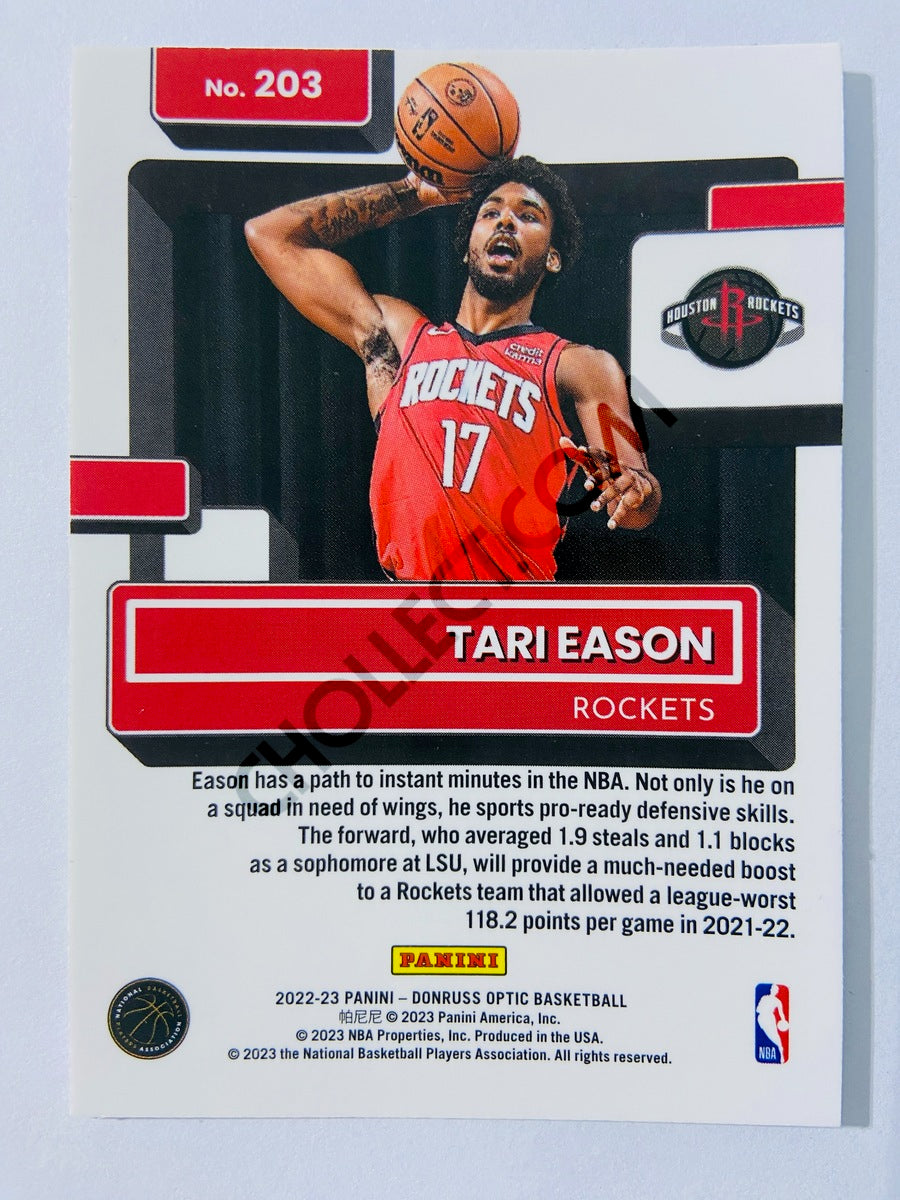 Tari Eason - Houston Rockets 2022-23 Panini Donruss Optic Rated Rookie #203