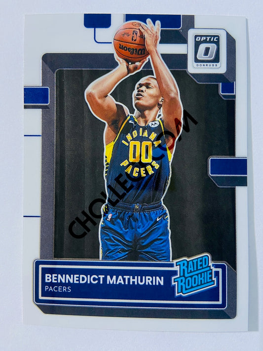 Bennedict Mathurin - Indiana Pacers 2022-23 Panini Donruss Optic Rated Rookie #209