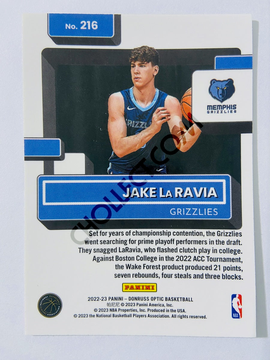 Jake LaRavia - Memphis Grizzlies 2022-23 Panini Donruss Optic Rated Rookie #216