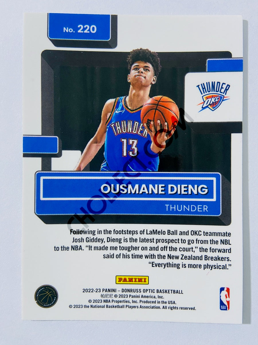 Ousmane Dieng - Oklahoma City Thunder 2022-23 Panini Donruss Optic Rated Rookie #220