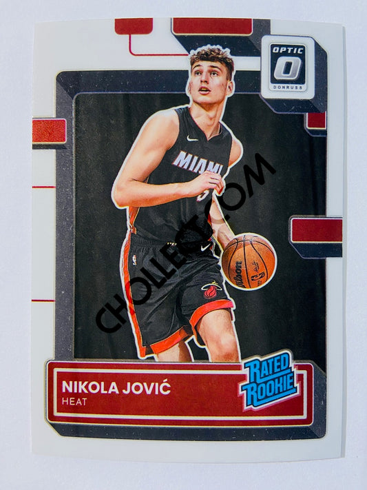 Nikola Jovic - Miami Heat 2022-23 Panini Donruss Optic Rated Rookie #224