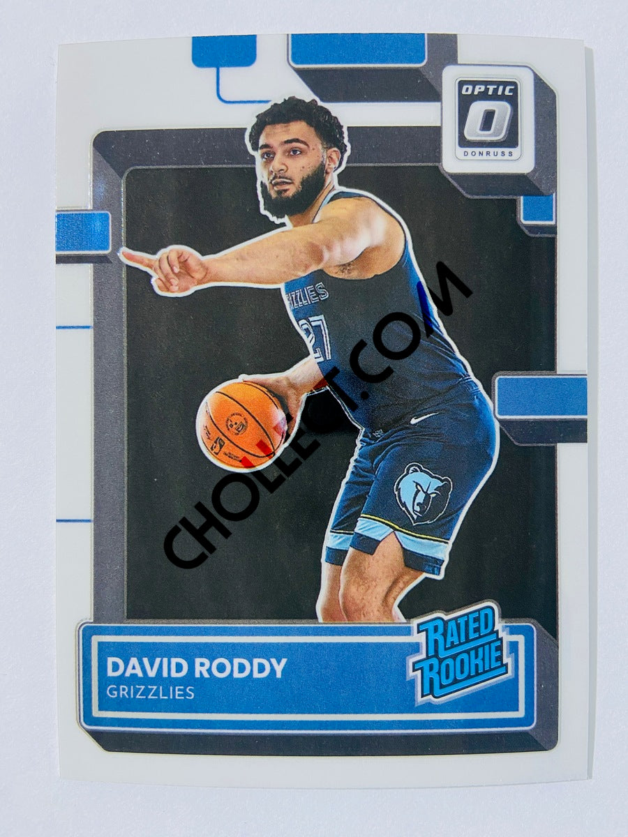 David Roddy - Memphis Grizzlies 2022-23 Panini Donruss Optic Rated Rookie #225