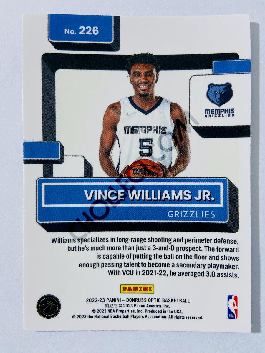 Vince Williams Jr. - Memphis Grizzlies 2022-23 Panini Donruss Optic Rated Rookie #226