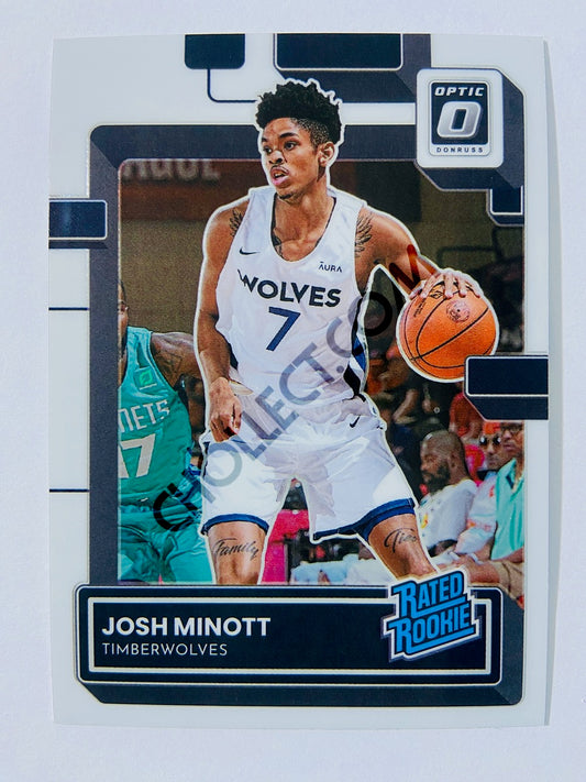 Josh Minott - Minnesota Timberwolves 2022-23 Panini Donruss Optic Rated Rookie #244