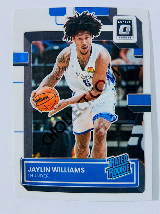 Jaylin Williams - Oklahoma City Thunder 2022-23 Panini Donruss Optic Rated Rookie #246