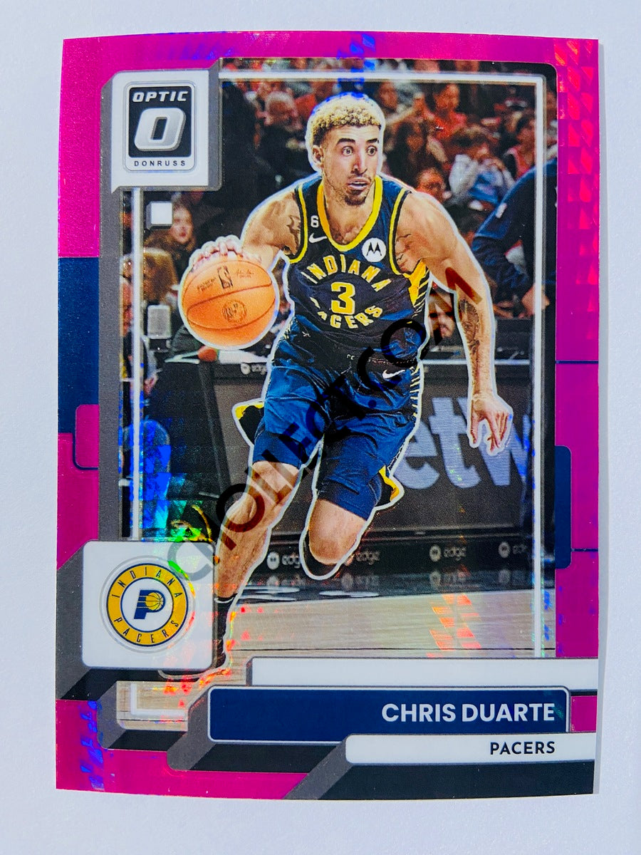 Chris Duarte - Indiana Pacers 2022-23 Panini Donruss Optic Hyper Pink Parallel #105