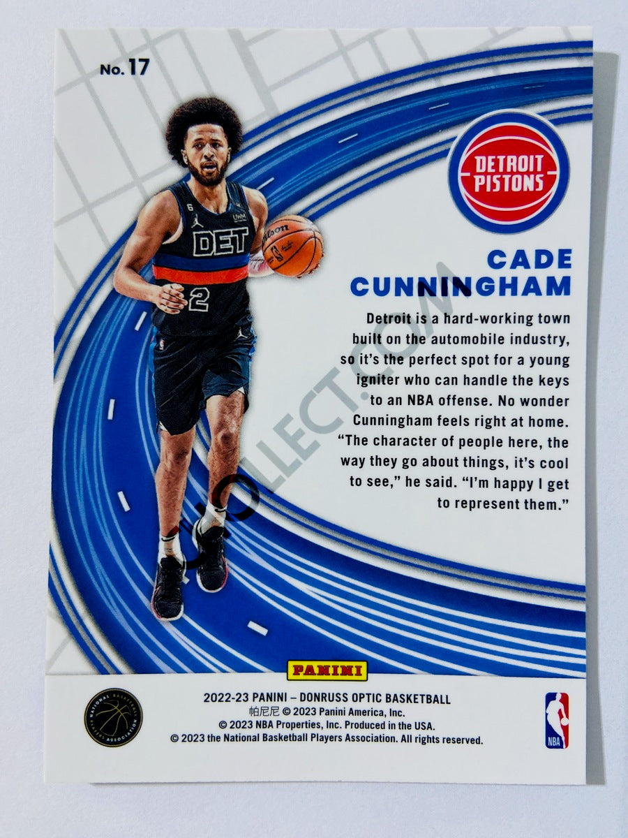 Cade Cunningham - Detroit Pistons 2022-23 Panini Donruss Optic Express Lane Insert #17