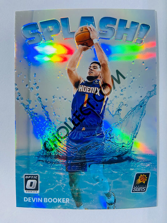 Devin Booker - Phoenix Suns 2022-23 Panini Donruss Optic Splash! Holo Insert #12