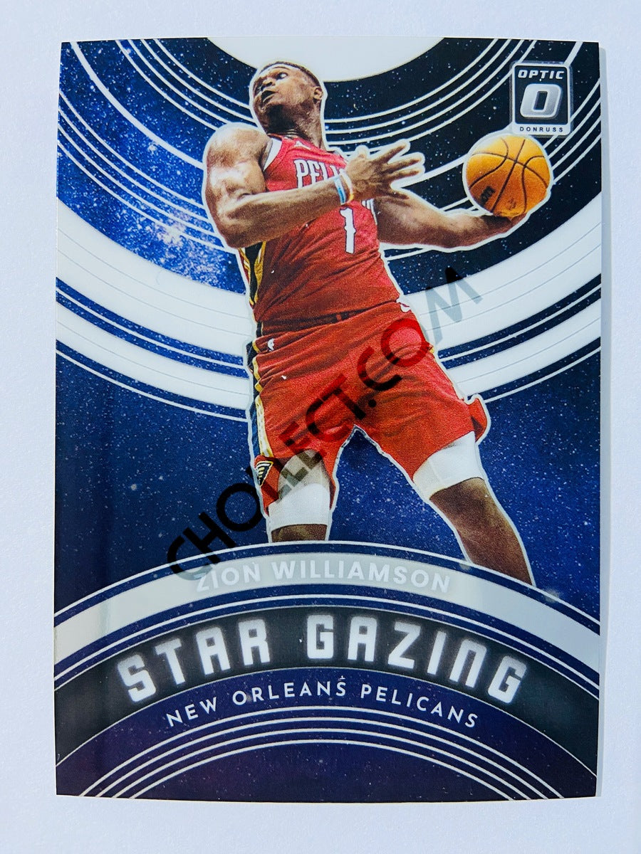 Zion Williamson - New Orleans Pelicans 2022-23 Panini Donruss Optic Star Gazing Insert #5