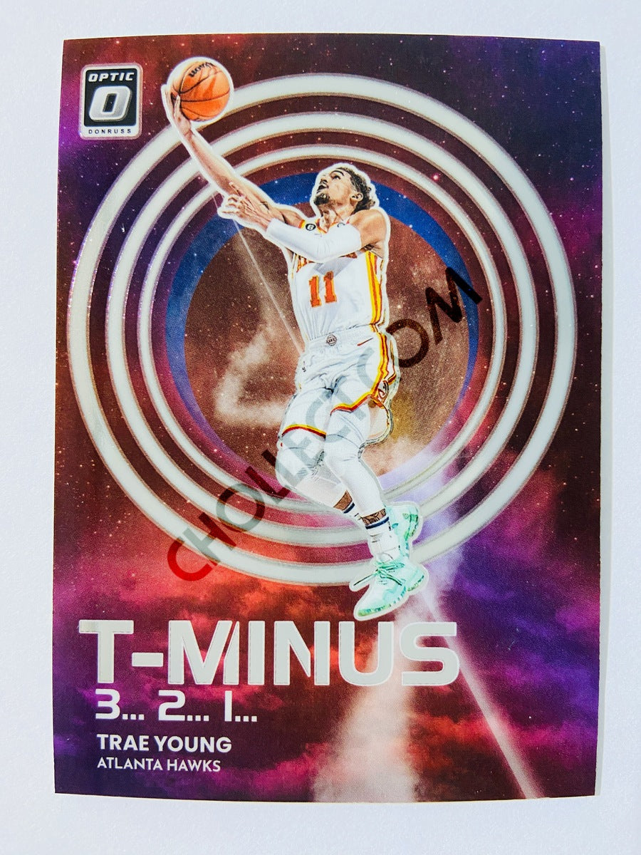 Trae Young - Atlanta Hawks 2022-23 Panini Donruss Optic T-Minus 3...2...1... Insert #5