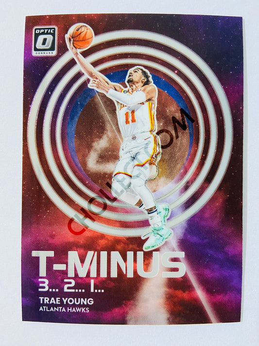 Trae Young - Atlanta Hawks 2022-23 Panini Donruss Optic T-Minus 3...2...1... Insert #5