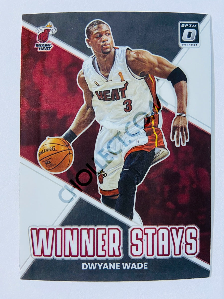 Dwyane Wade - Miami Heat 2022-23 Panini Donruss Optic Winner Stays Insert #5