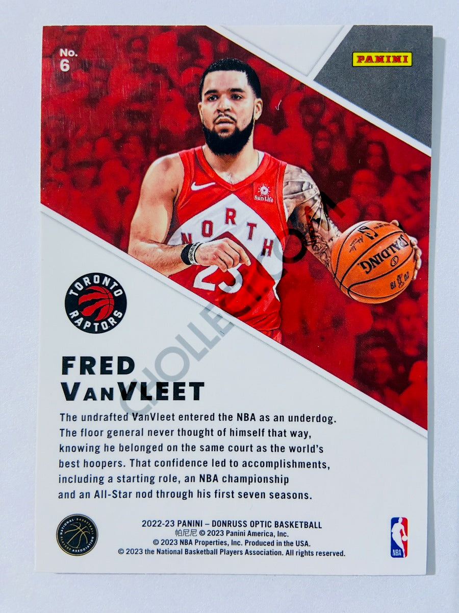 Fred VanVleet - Toronto Raptors 2022-23 Panini Donruss Optic Winner Stays Insert #6