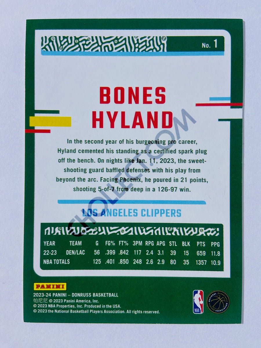 Bones Hyland - Los Angeles Clippers 2023-24 Panini Donruss #1