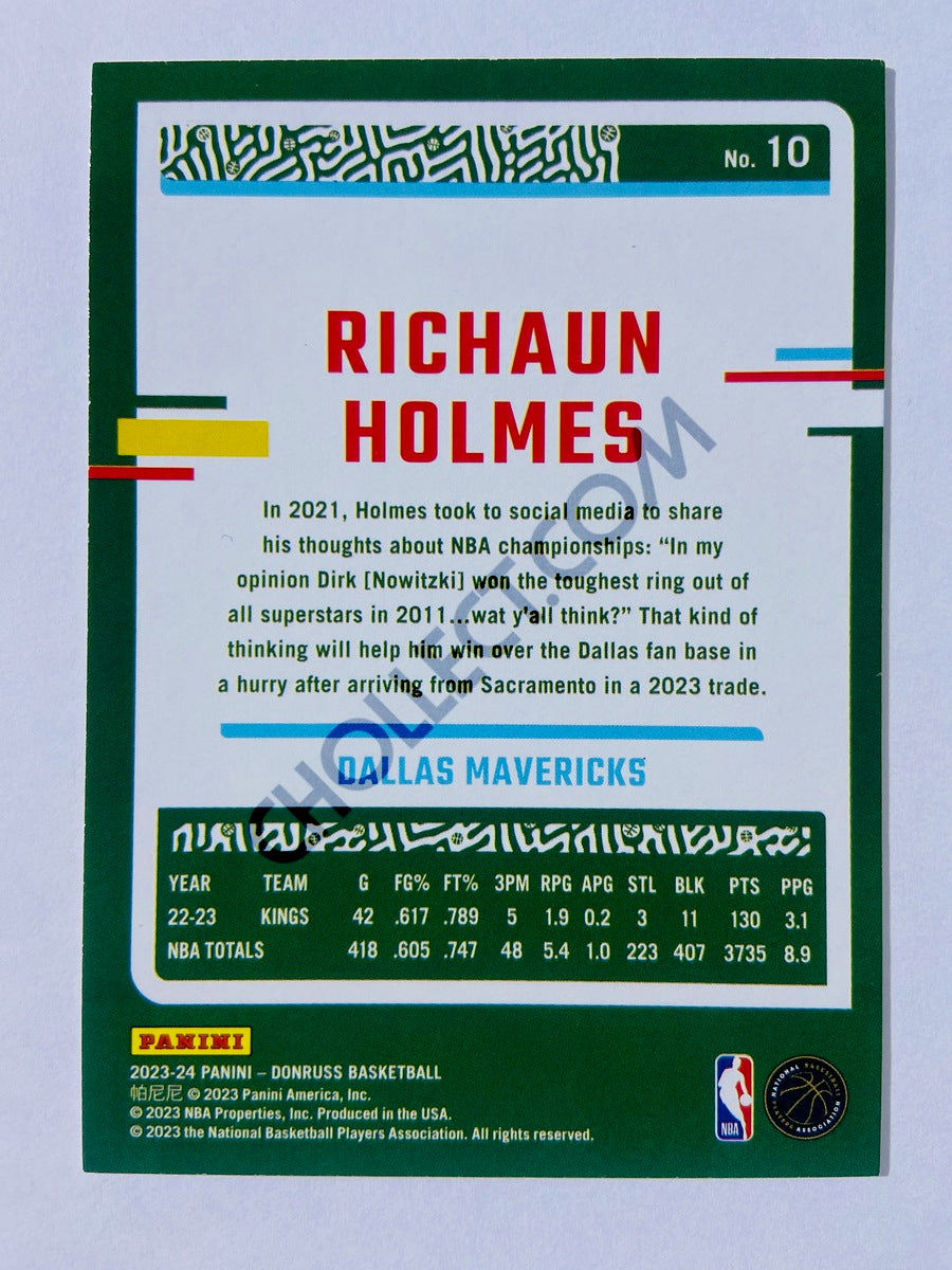 Richaun Holmes - Dallas Mavericks 2023-24 Panini Donruss #10