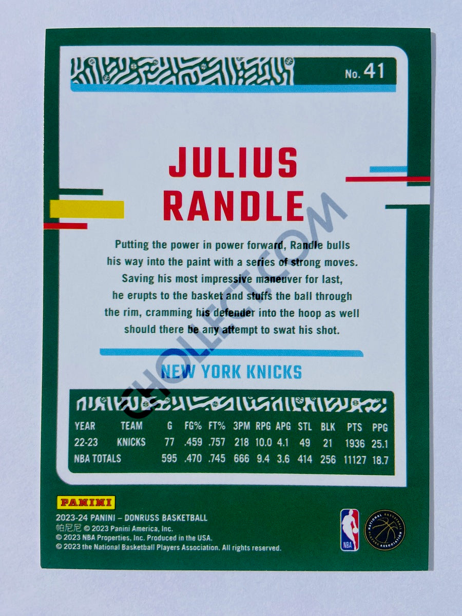 Julius Randle - New York Knicks 2023-24 Panini Donruss #41