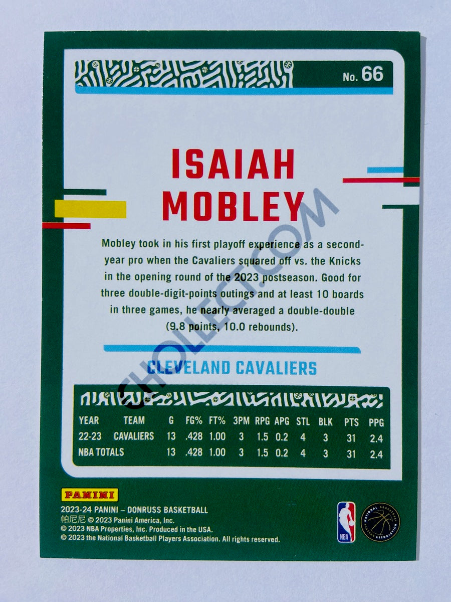 Isaiah Mobley - Cleveland Cavaliers 2023-24 Panini Donruss #66