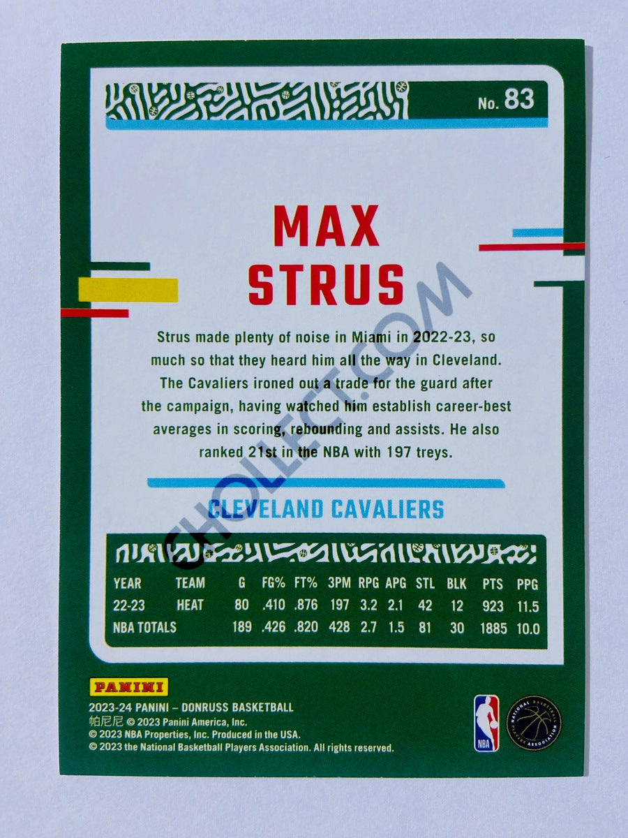 Max Strus - Cleveland Cavaliers 2023-24 Panini Donruss #83