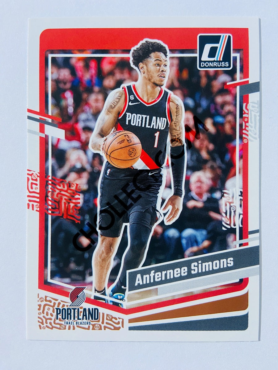 Anfernee Simons - Portland Trail Blazers 2023-24 Panini Donruss #97