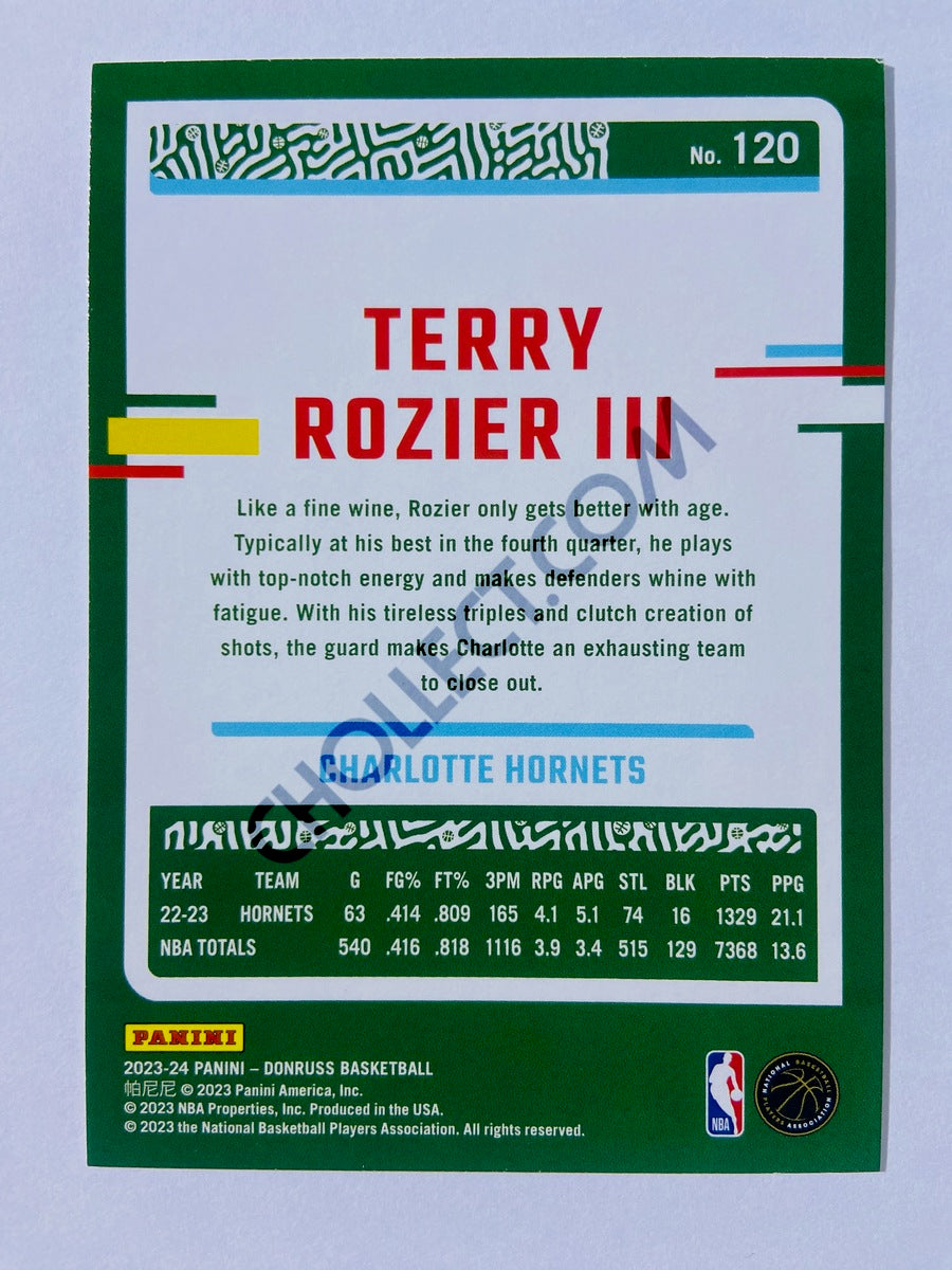 Terry Rozier III - Charlotte Hornets 2023-24 Panini Donruss #120