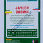 Jaylen Brown - Boston Celtics 2023-24 Panini Donruss #128