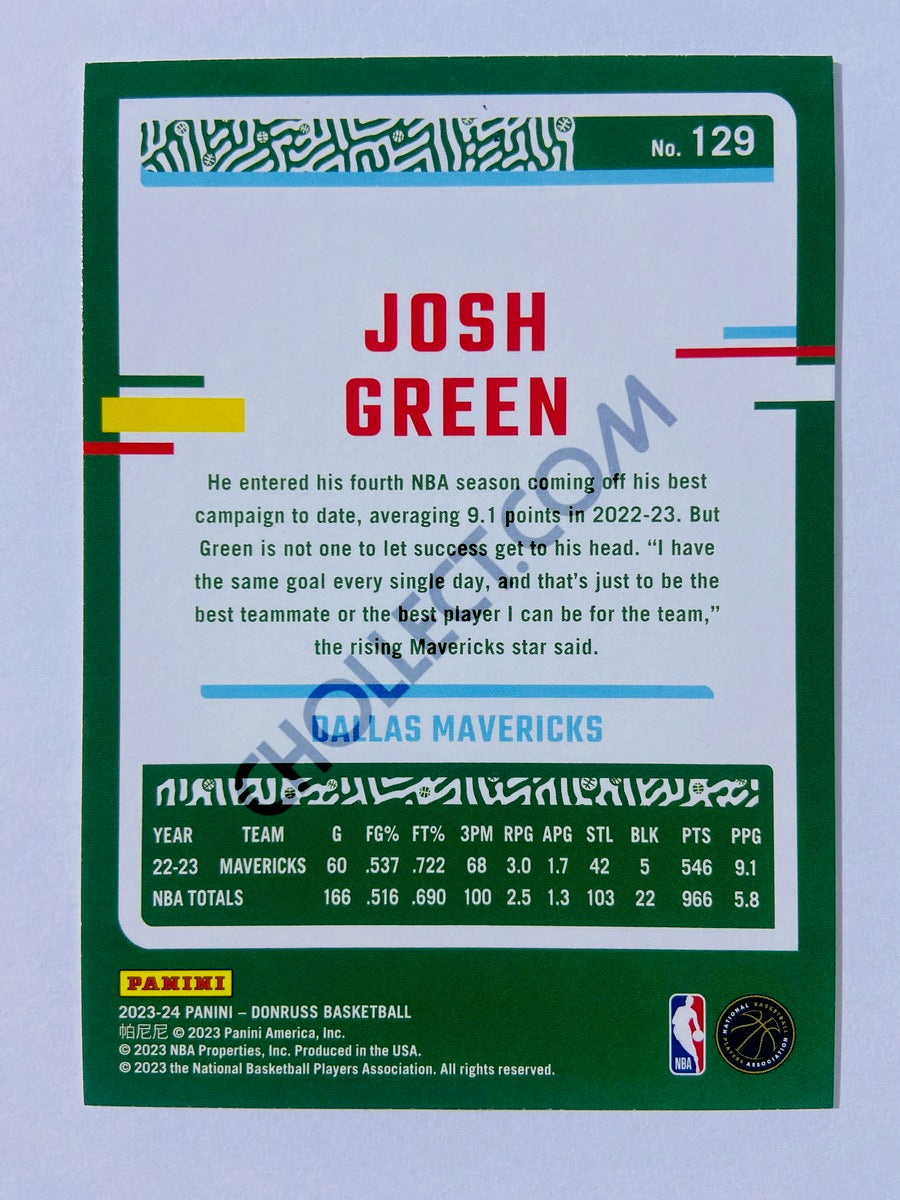 Josh Green - Dallas Mavericks 2023-24 Panini Donruss #129