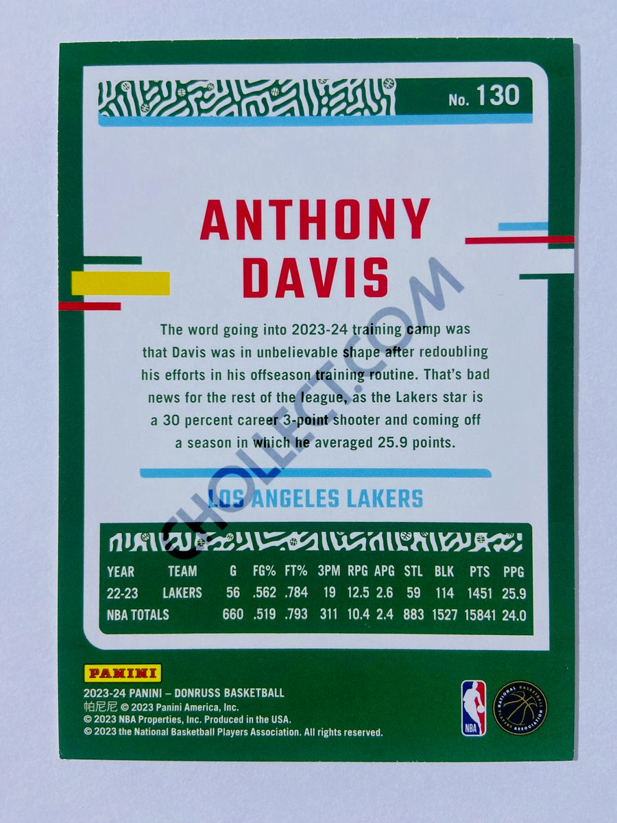 Anthony Davis - Los Angeles Lakers 2023-24 Panini Donruss #130