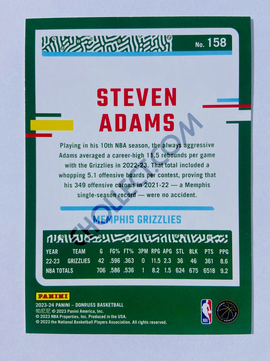 Steven Adams - Memphis Grizzlies 2023-24 Panini Donruss #158