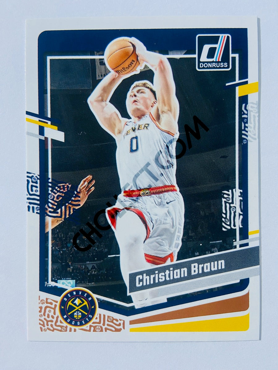 Christian Braun - Denver Nuggets 2023-24 Panini Donruss #160