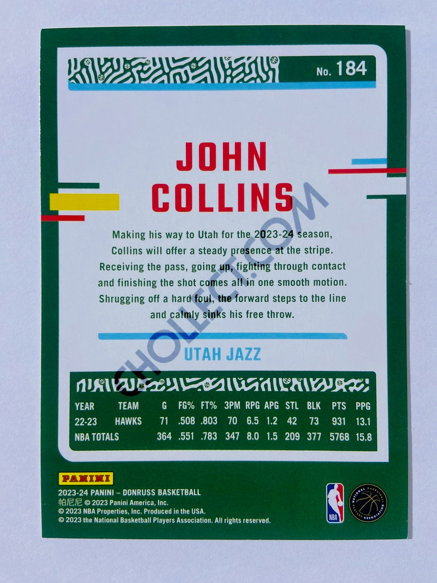 John Collins - Utah Jazz 2023-24 Panini Donruss #184