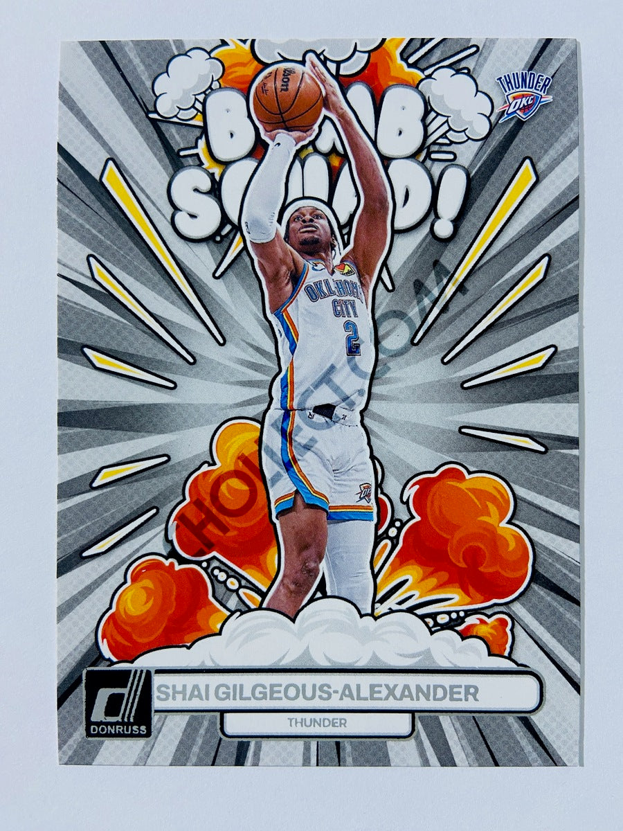 Shai Gilgeous-Alexander - Oklahoma City Thunder 2023-24 Panini Donruss Bomb Squad #10