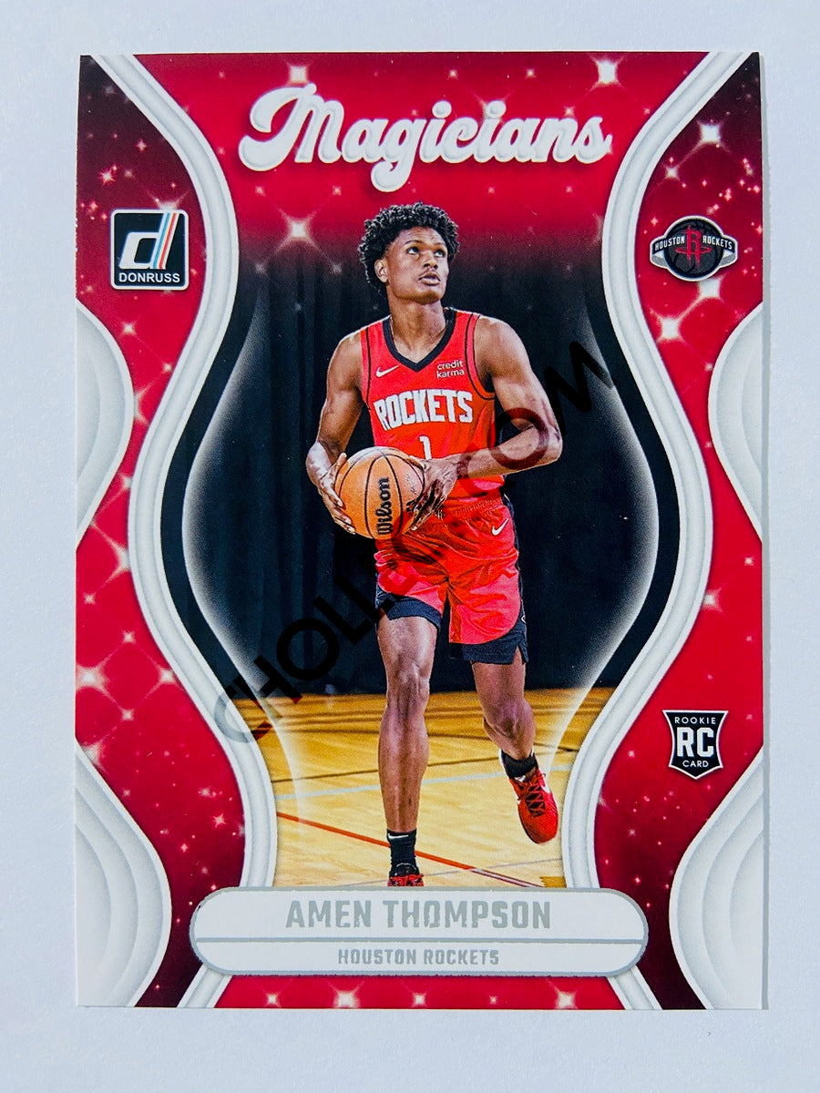 Amen Thompson - Houston Rockets 2023-24 Panini Donruss Magicians RC Rookie #3