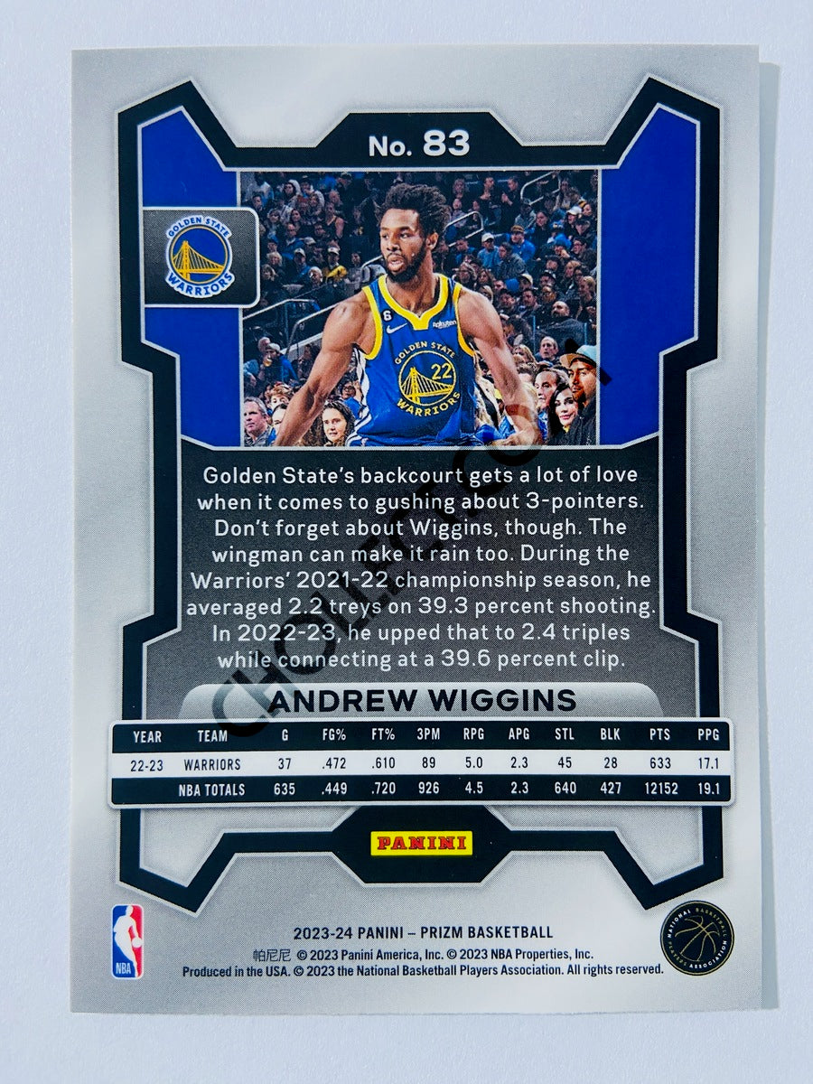 Andrew Wiggins – Golden State Warriors 2023-24 Panini Prizm #83